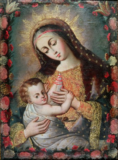 Virgin and Child by Cuzco School